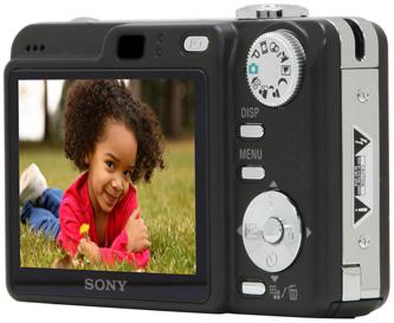 Alt view image 5 of 11 - SONY Cyber-shot DSC-W55 Black 7.2 MP 3X Optical Zoom Digital Camera