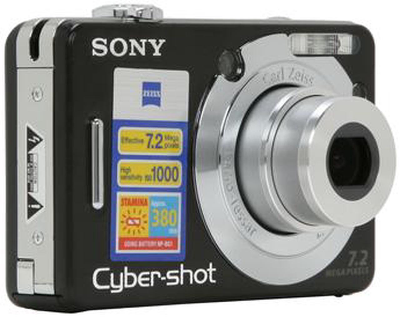 Alt view image 7 of 11 - SONY Cyber-shot DSC-W55 Black 7.2 MP 3X Optical Zoom Digital Camera