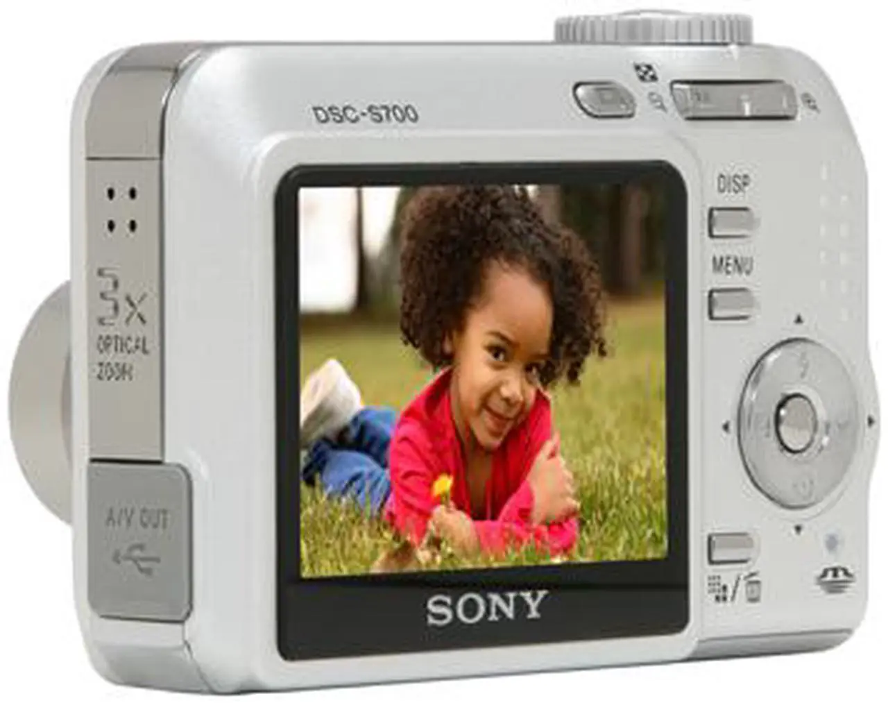 Alt view image 3 of 11 - SONY Cyber-shot DSC-S700 Silver 7.2 MP 3X Optical Zoom Digital Camera
