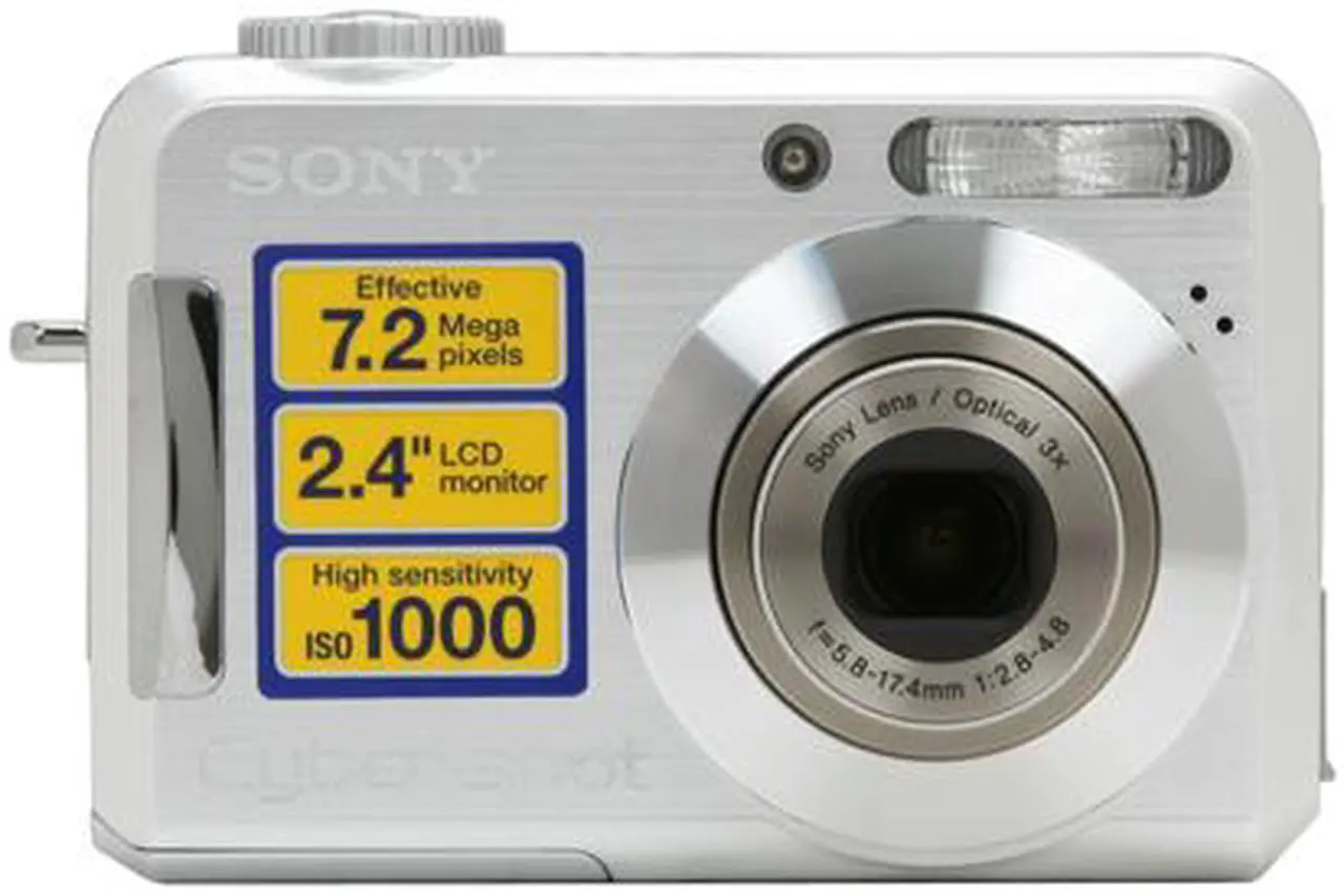 Alt view image 8 of 11 - SONY Cyber-shot DSC-S700 Silver 7.2 MP 3X Optical Zoom Digital Camera
