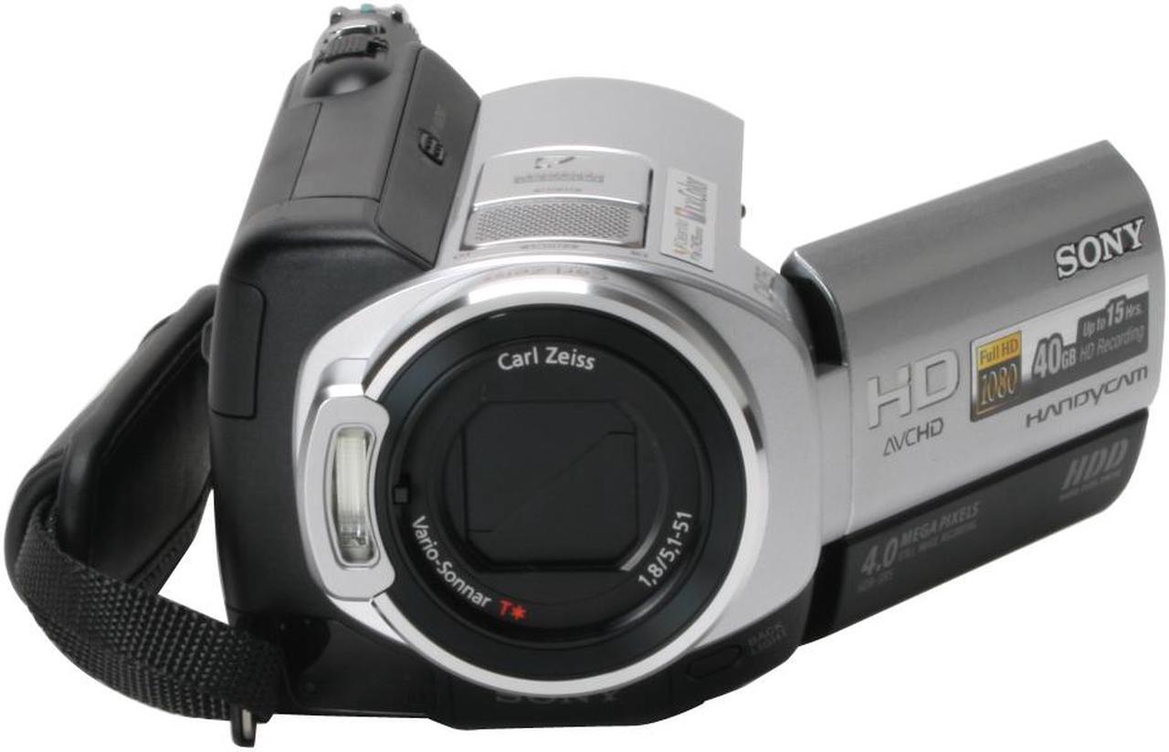Alt view image 2 of 10 - SONY HDR-SR5 Silver 1/3" ClearVid CMOS Sensor 2.7" 211K Touch Panel LCD 10X Optical Zoom 40GB HDD High Definition Handycam Camcorder