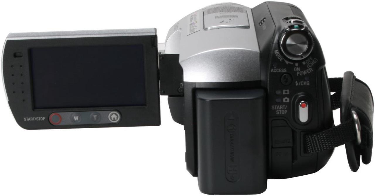 Alt view image 6 of 10 - SONY HDR-SR5 Silver 1/3" ClearVid CMOS Sensor 2.7" 211K Touch Panel LCD 10X Optical Zoom 40GB HDD High Definition Handycam Camcorder