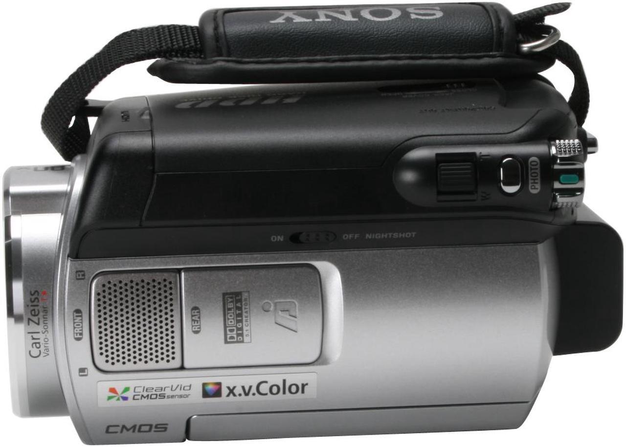 Alt view image 7 of 10 - SONY HDR-SR5 Silver 1/3" ClearVid CMOS Sensor 2.7" 211K Touch Panel LCD 10X Optical Zoom 40GB HDD High Definition Handycam Camcorder