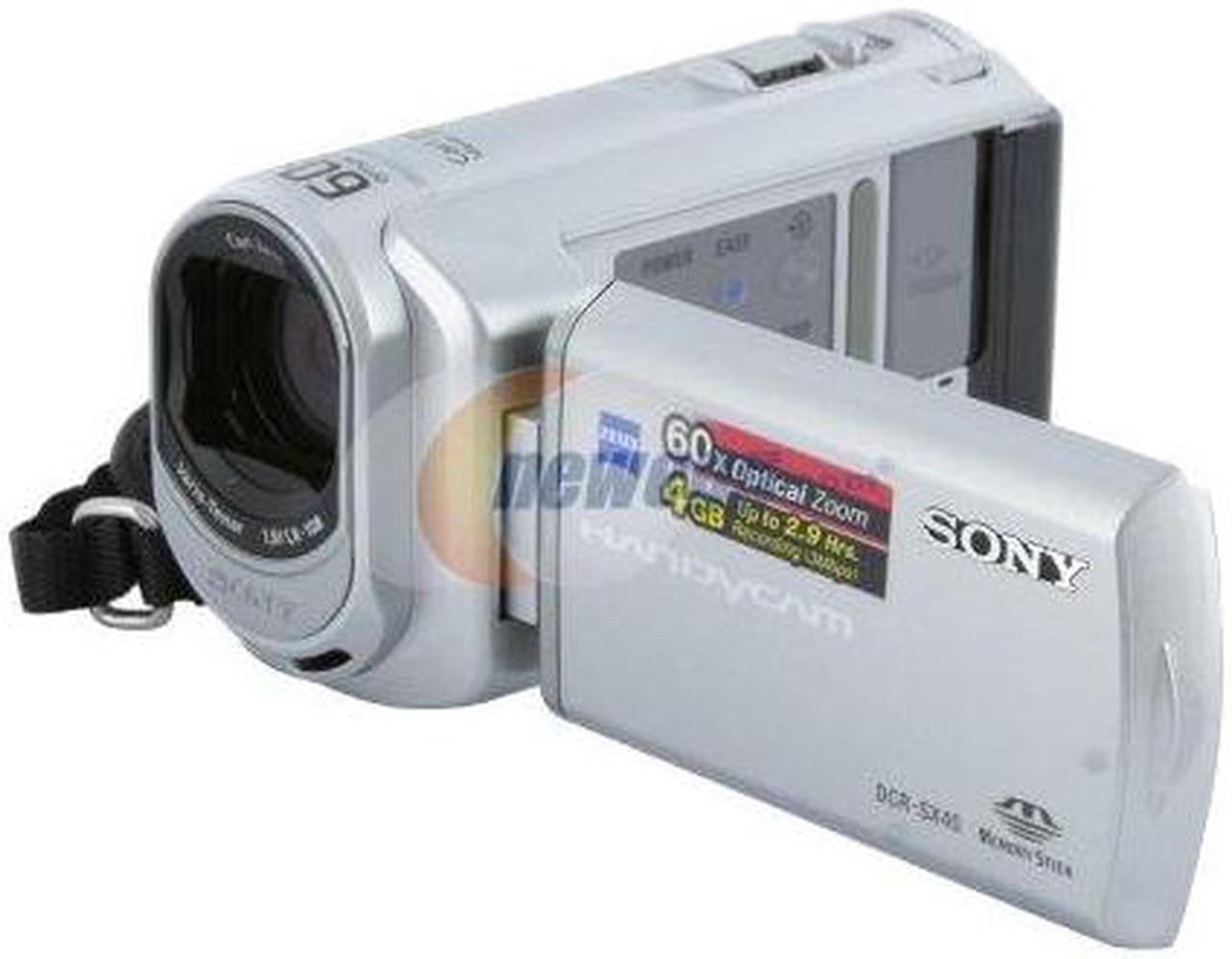 Main image of SONY DCR-SX40 Silver 1/8" Advanced HAD CCD Sensor 2.7" 123K Wide Touch Panel LCD 60X Optical Zoom 4GB Flash Memory Handycam Camcorder