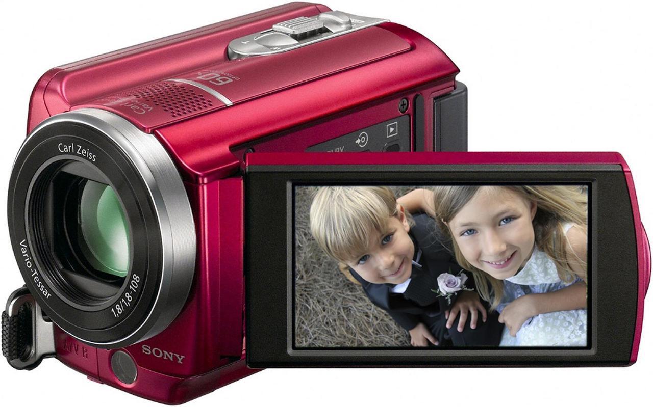 Alt view image 3 of 4 - SONY  DCR-SR68  Red  1/8" Advanced HAD CCD 2.7" 230K  LCD 60X  Optical Zoom 80GB Handycam Camcorder