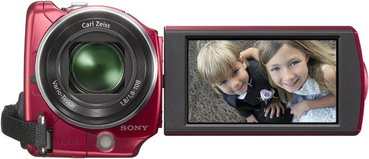 Alt view image 4 of 4 - SONY  DCR-SR68  Red  1/8" Advanced HAD CCD 2.7" 230K  LCD 60X  Optical Zoom 80GB Handycam Camcorder