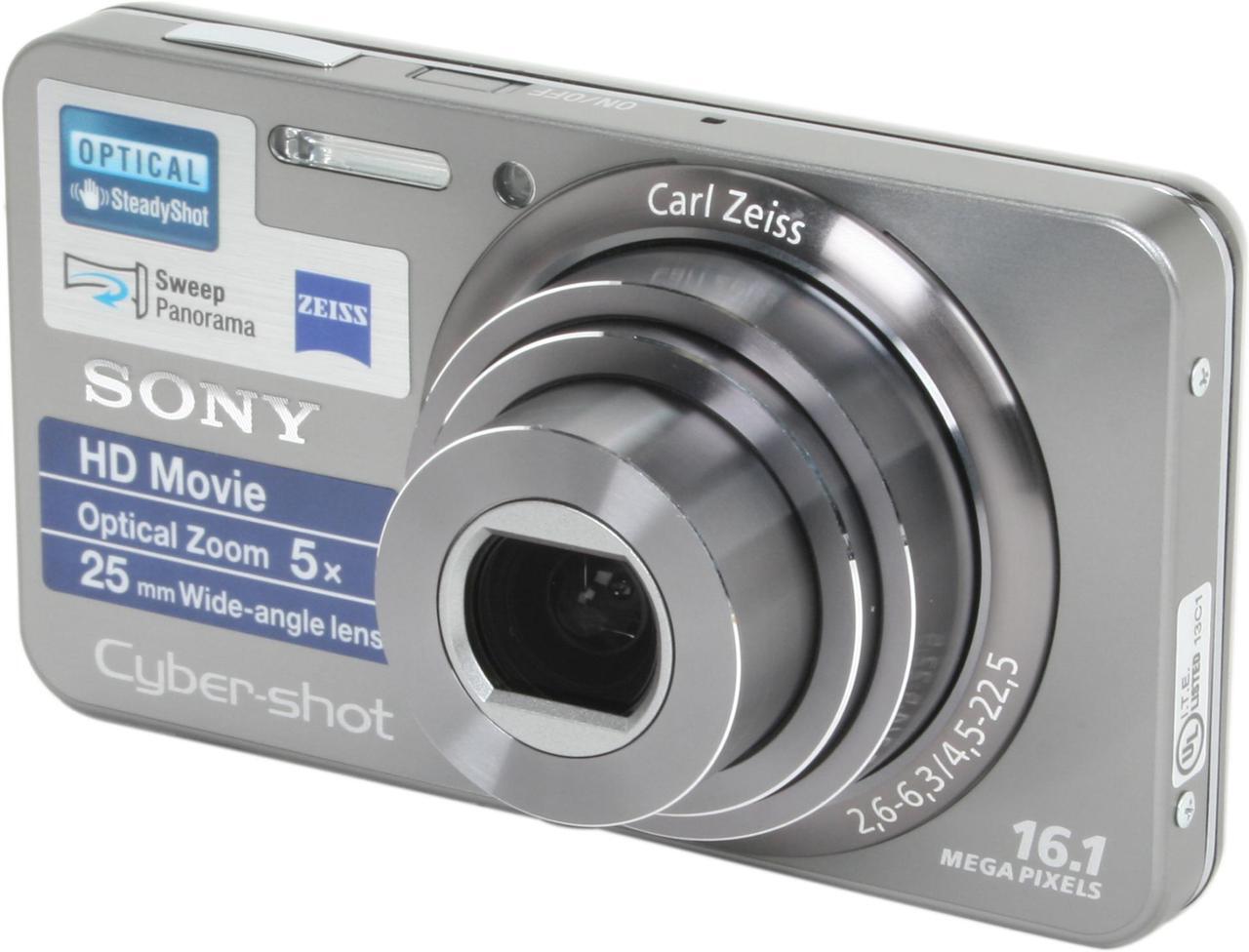 Main image of SONY Cyber-shot DSC-W570 Silver 16.1 MP 5X Optical Zoom 25mm Wide Angle Digital Camera