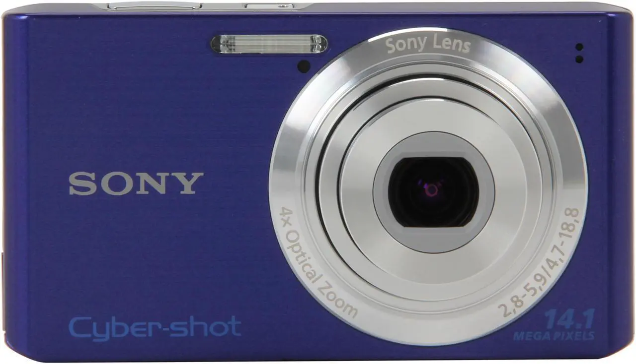 Alt view image 2 of 8 - SONY Cyber-shot DSC-W610/L Blue 14.1 MP 4X Optical Zoom Digital Camera