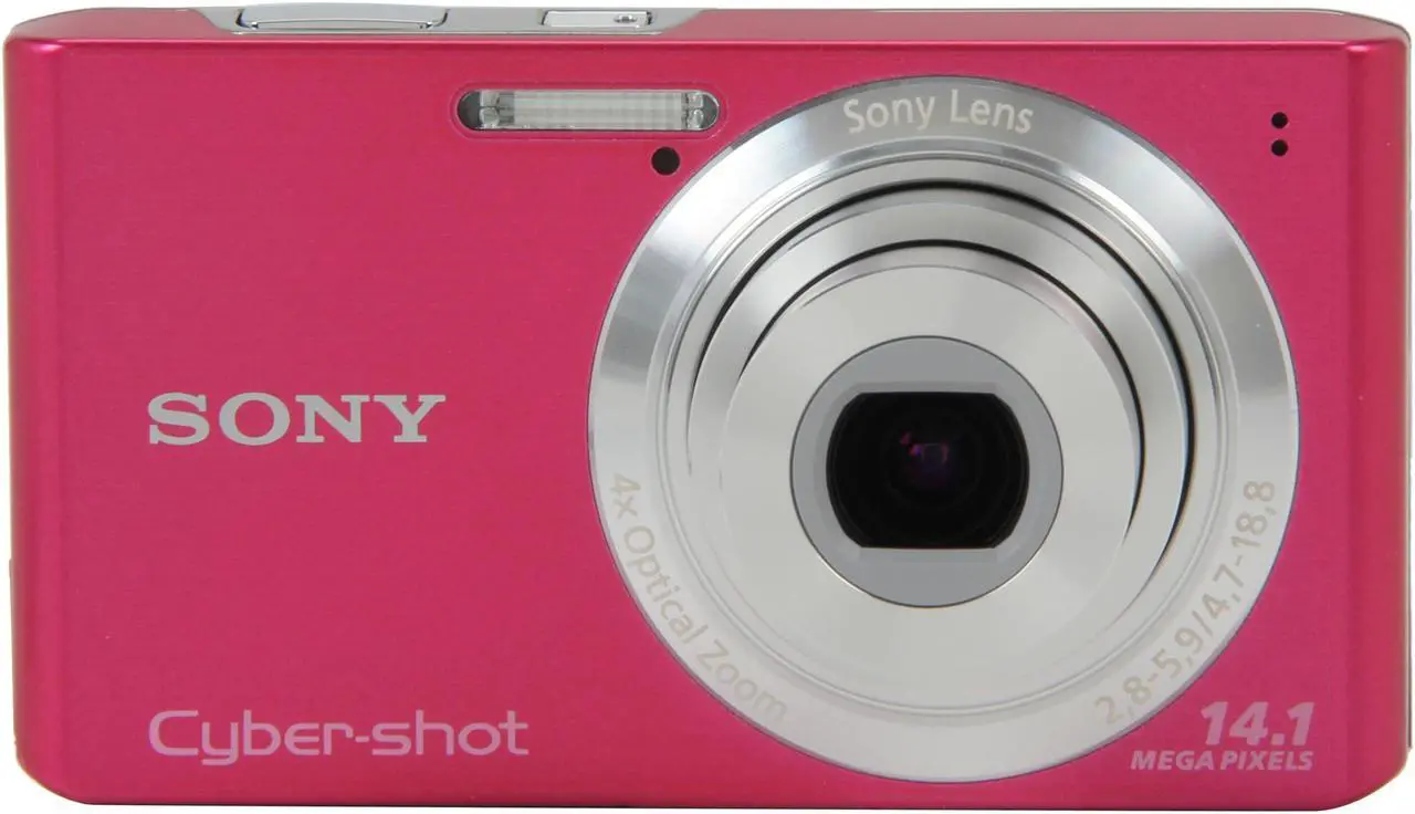 Alt view image 2 of 8 - SONY Cyber-shot DSC-W610/P Pink 14.1 MP 4X Optical Zoom Digital Camera