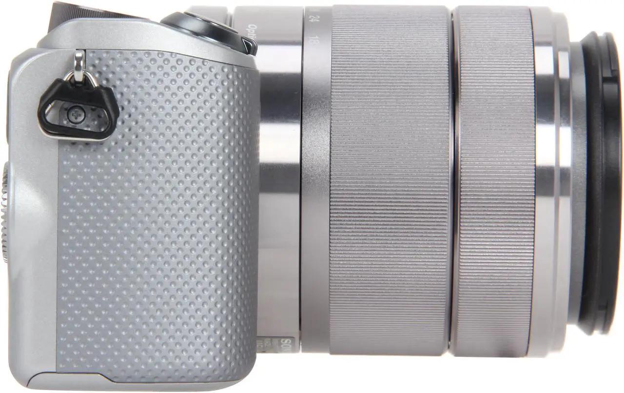 Alt view image 5 of 8 - SONY Alpha NEX-5R Silver 16.1 MP 3.0" 921.6K Touch LCD Compact Mirrorless System Camera with 18-55mm Lens