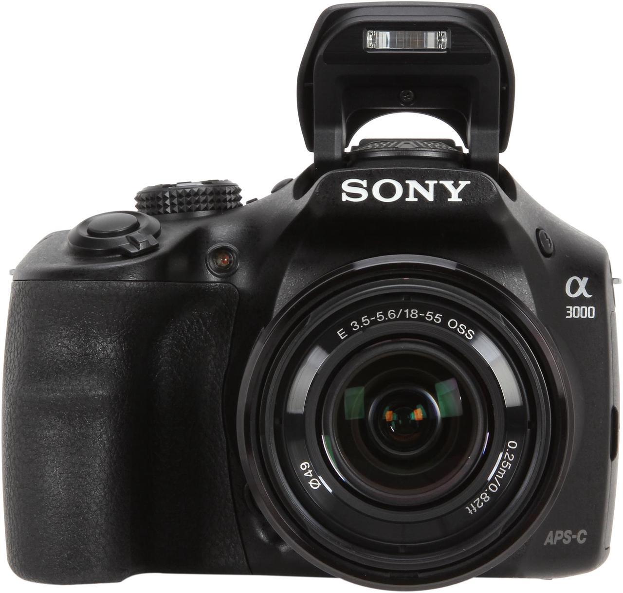 Alt view image 7 of 9 - SONY Alpha A3000 ILCE-3000K/B Black Interchangeable Lens Digital Camera with 18-55mm Lens