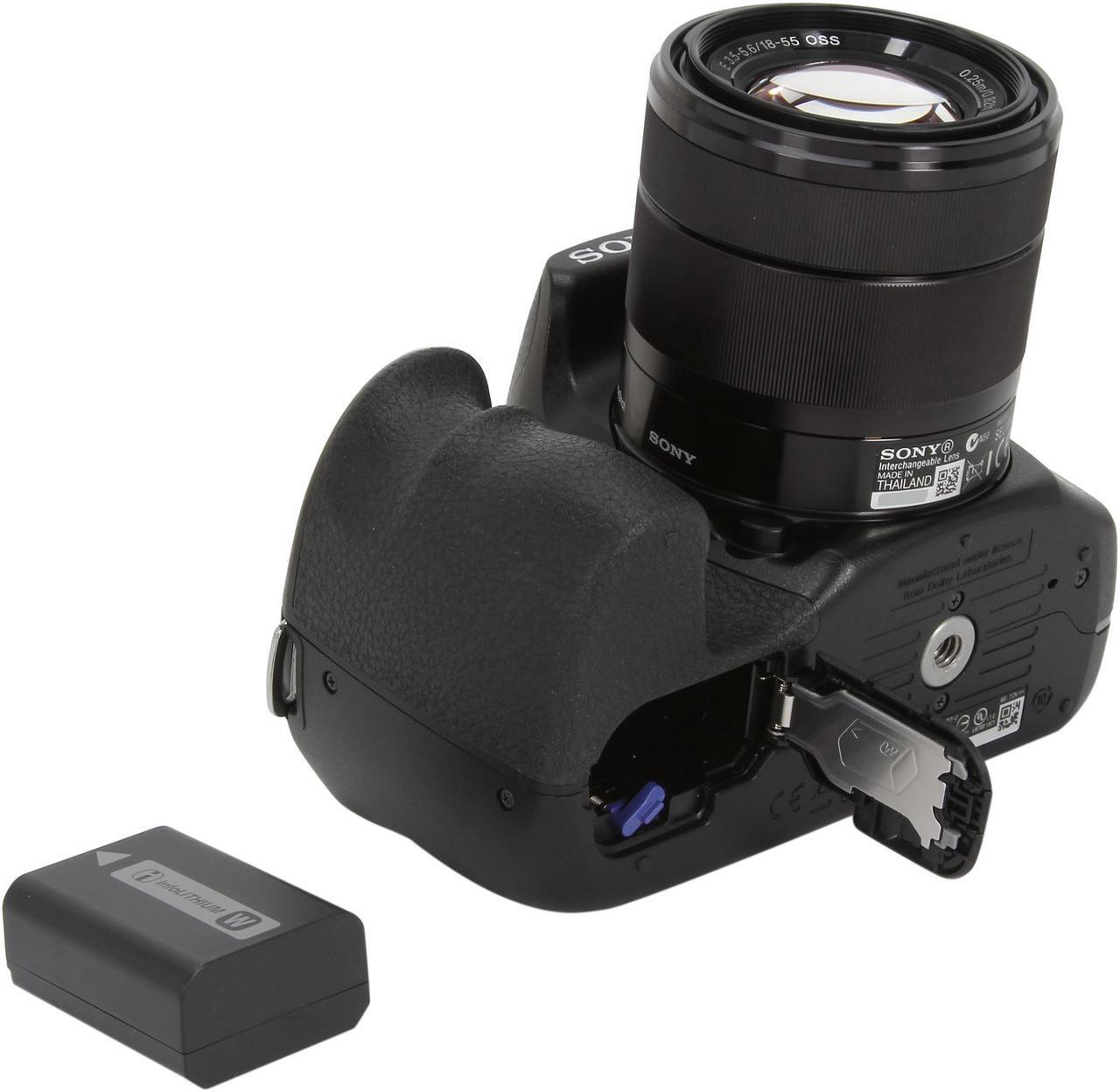 Alt view image 9 of 9 - SONY Alpha A3000 ILCE-3000K/B Black Interchangeable Lens Digital Camera with 18-55mm Lens