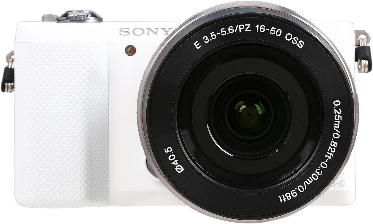Alt view image 3 of 11 - SONY Alpha a5000 ILCE-5000L/W White 20.1MP 3.0" 460K LCD Compact Interchangeable Lens Digital Camera with 16-50mm Lens