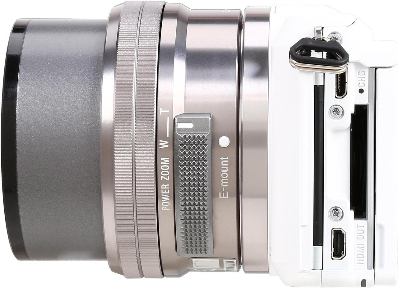 Alt view image 6 of 11 - SONY Alpha a5000 ILCE-5000L/W White 20.1MP 3.0" 460K LCD Compact Interchangeable Lens Digital Camera with 16-50mm Lens