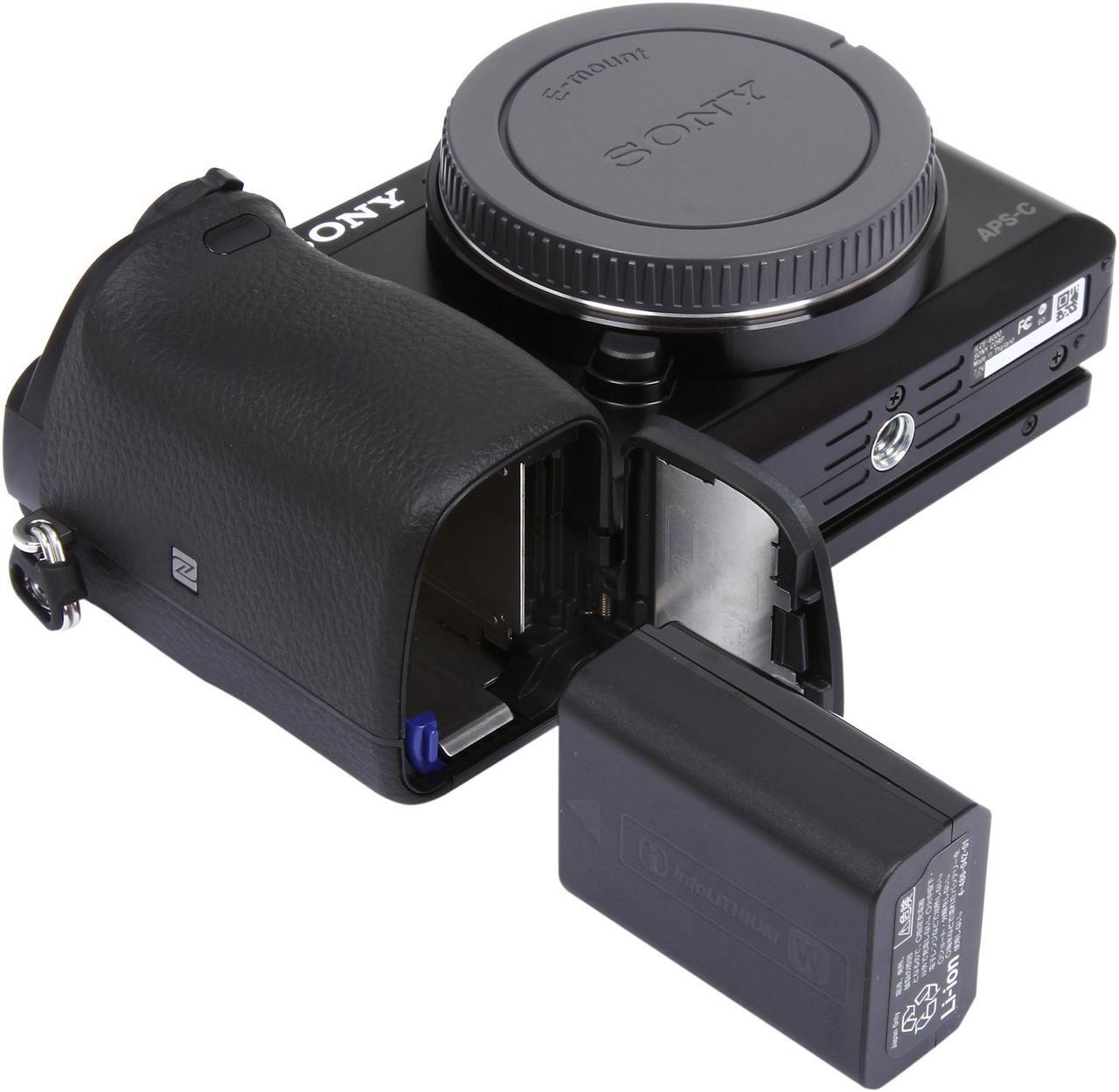 Alt view image 10 of 10 - SONY Alpha a6000 ILCE-6000/B Black 24.3 MP 3.0" 921.6K LCD Mirrorless Camera - Body Only