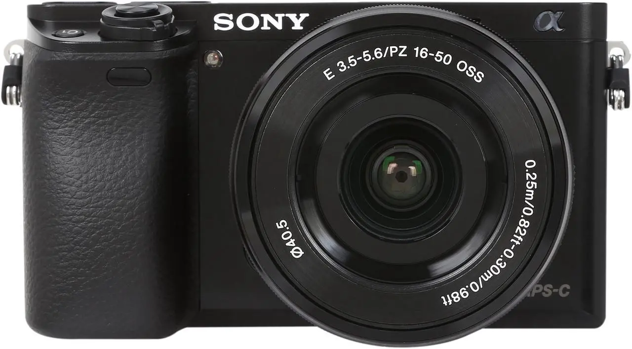 Alt view image 3 of 11 - Sony Alpha A6000 ILCE-6000L/B Black Mirrorless Camera with 16-50 mm Lens