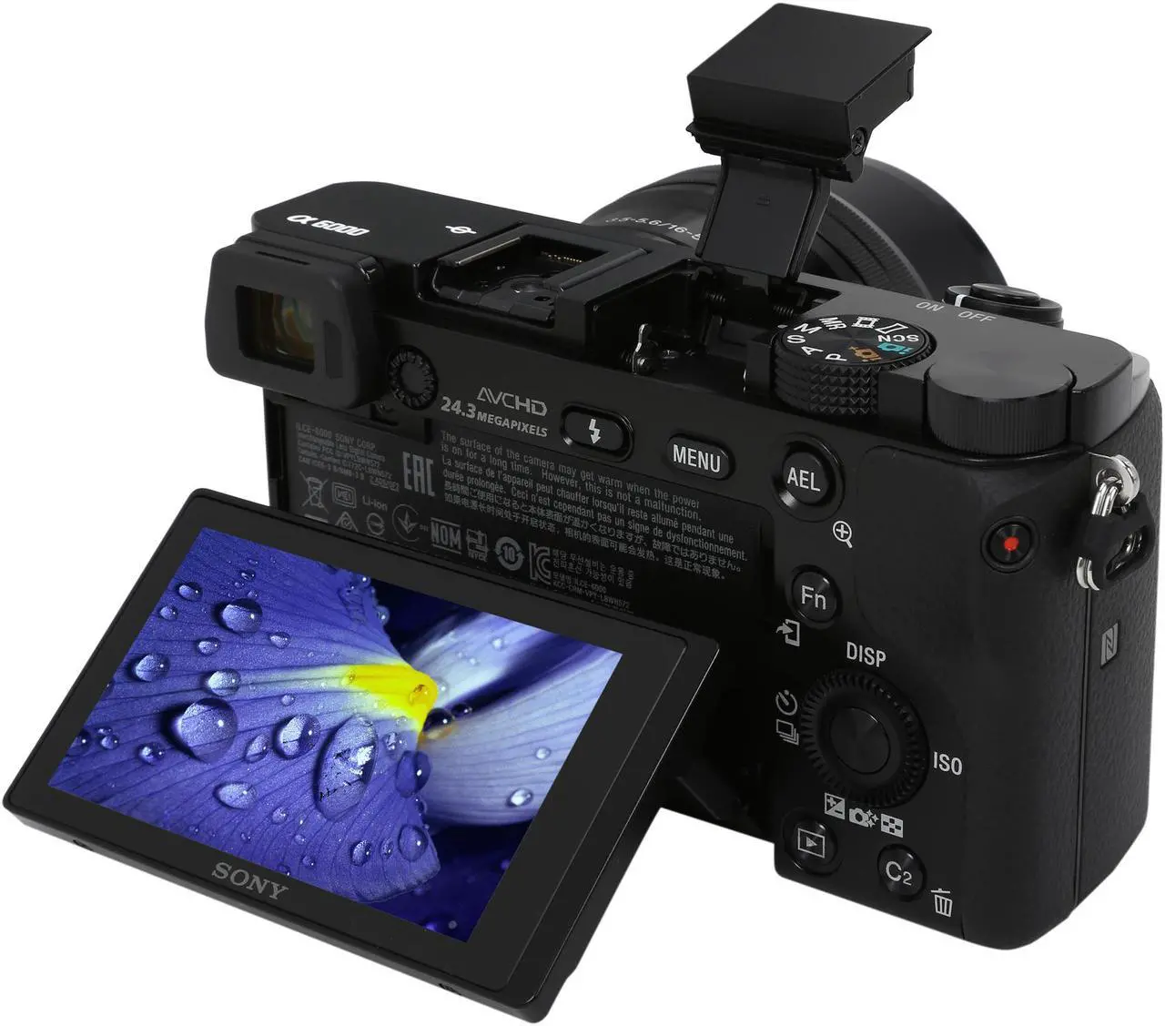 Alt view image 9 of 11 - Sony Alpha A6000 ILCE-6000L/B Black Mirrorless Camera with 16-50 mm Lens