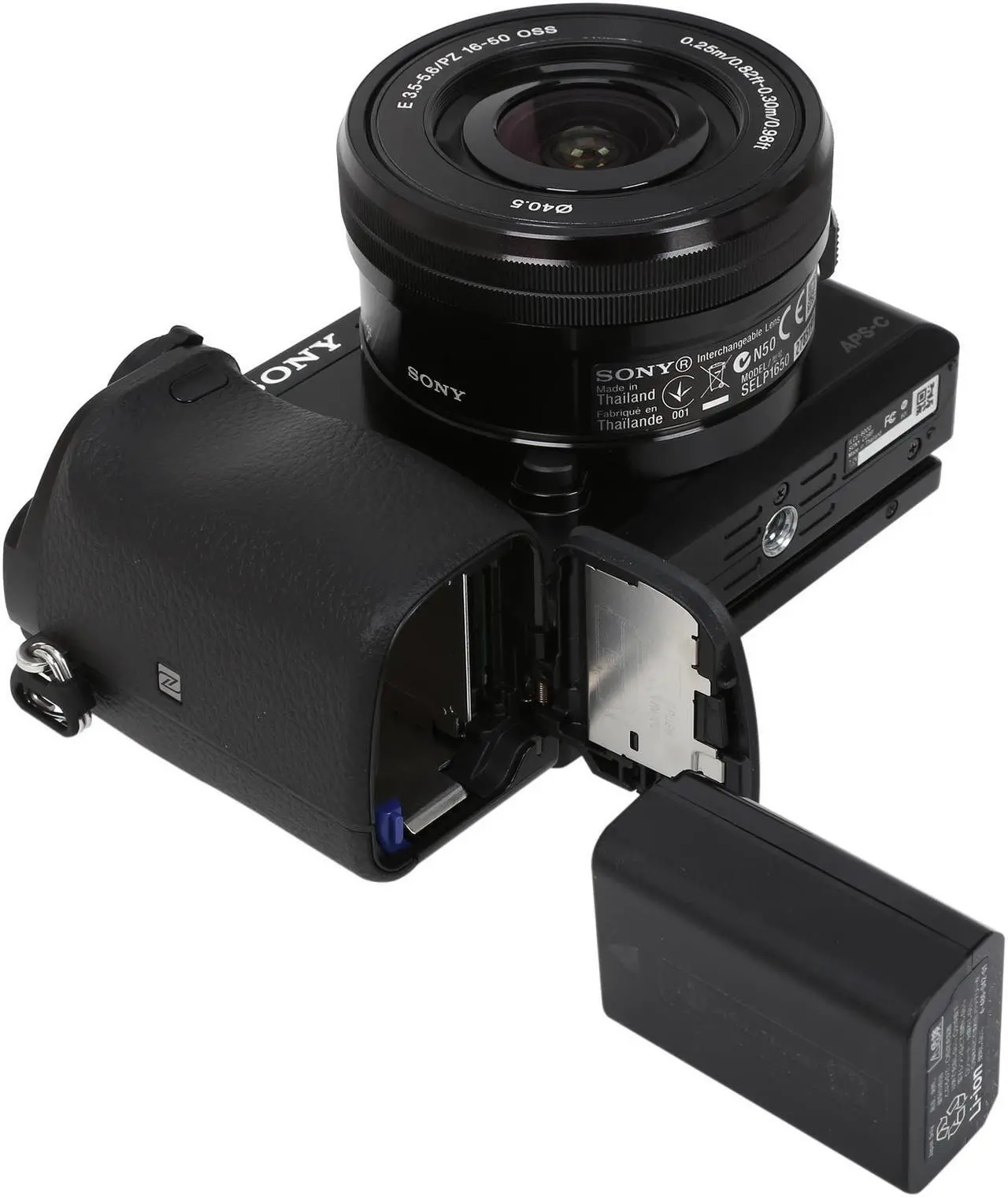 Alt view image 10 of 11 - Sony Alpha A6000 ILCE-6000L/B Black Mirrorless Camera with 16-50 mm Lens