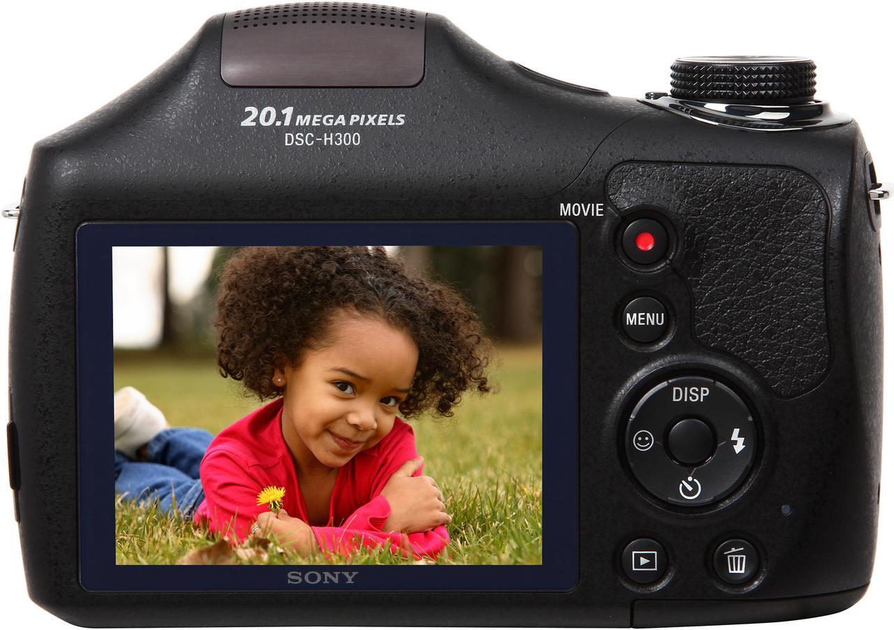 Alt view image 5 of 9 - SONY Cyber-shot H300 Black 20.1 MP 35X Optical Zoom Digital Camera