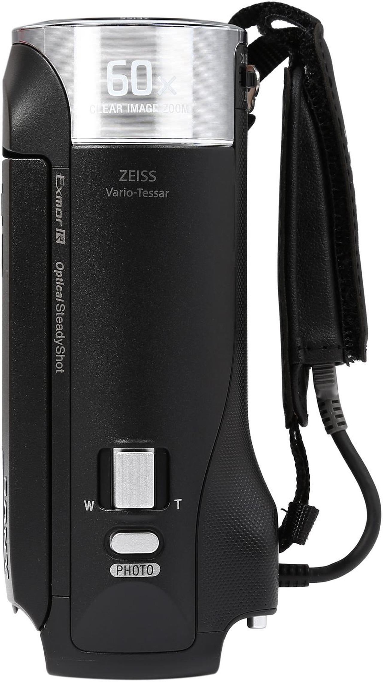 Alt view image 8 of 9 - SONY Handycam CX405 HDR-CX405/B Black 1/5.8'' back-illuminated Exmor R CMOS 2.7" 230.4K LCD 30X Optical Zoom Full HD HDD/Flash Memory Camcorder