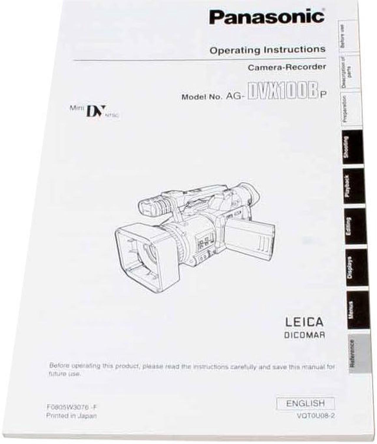 Alt view image 16 of 17 - Panasonic AG-DVX100B 3CCD 3.5"LCD 10X Optical Zoom Professional Camcorder