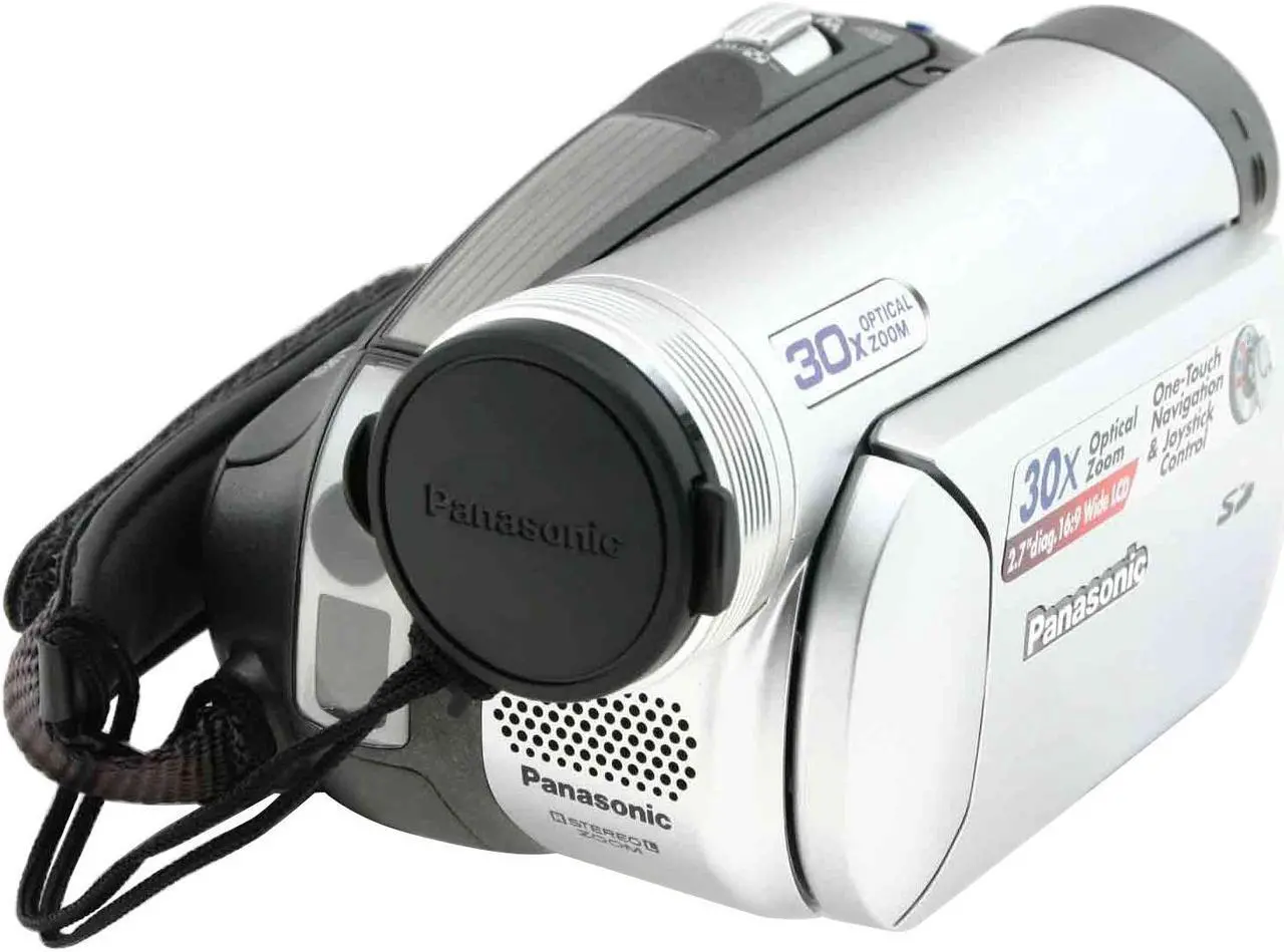 Alt view image 2 of 11 - Panasonic PV-GS39 1/6" 800K CCD 2.7" 123K LCD 30X Optical Zoom MiniDV Camcorder
