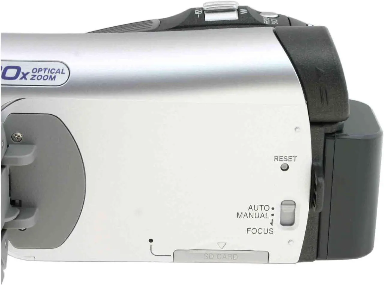 Alt view image 8 of 11 - Panasonic PV-GS39 1/6" 800K CCD 2.7" 123K LCD 30X Optical Zoom MiniDV Camcorder