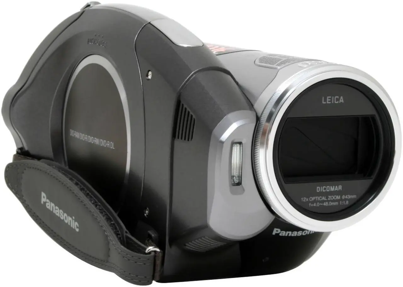 Alt view image 2 of 13 - Panasonic HDC-DX1 1/4" 3CCD 3.0" 250K LCD 12X Optical Zoom High Definition DVD Camcorder