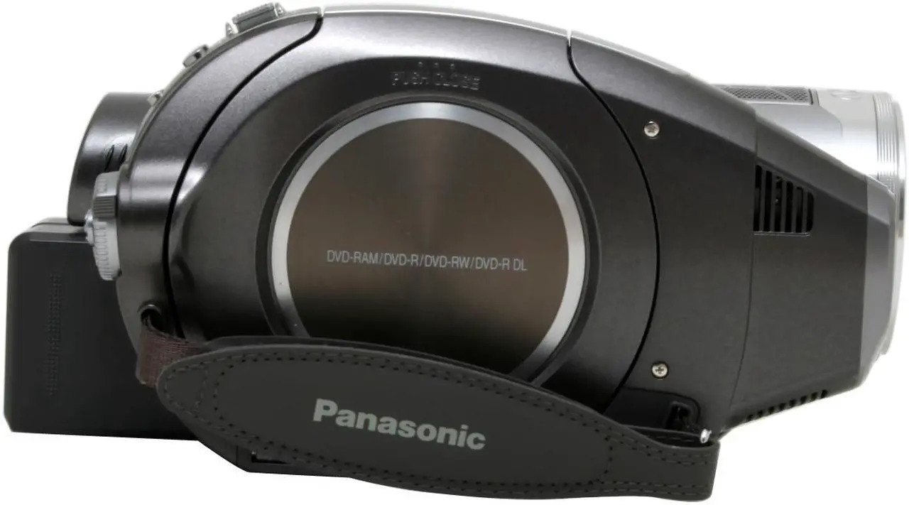 Alt view image 7 of 13 - Panasonic HDC-DX1 1/4" 3CCD 3.0" 250K LCD 12X Optical Zoom High Definition DVD Camcorder