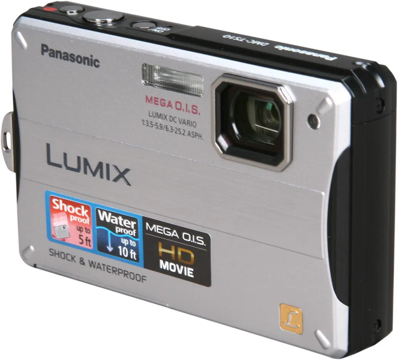 Main image of Panasonic DMC-TS10 Silver 14.1MP 4X Optical Zoom Waterproof Shockproof Digital Camera