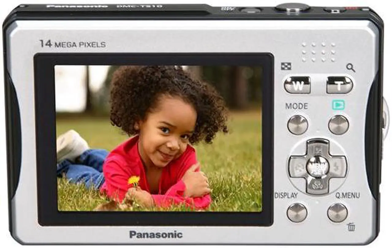Alt view image 4 of 7 - Panasonic DMC-TS10 Silver 14.1MP 4X Optical Zoom Waterproof Shockproof Digital Camera