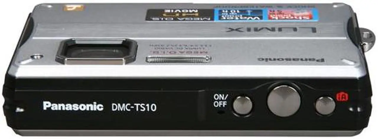 Alt view image 5 of 7 - Panasonic DMC-TS10 Silver 14.1MP 4X Optical Zoom Waterproof Shockproof Digital Camera