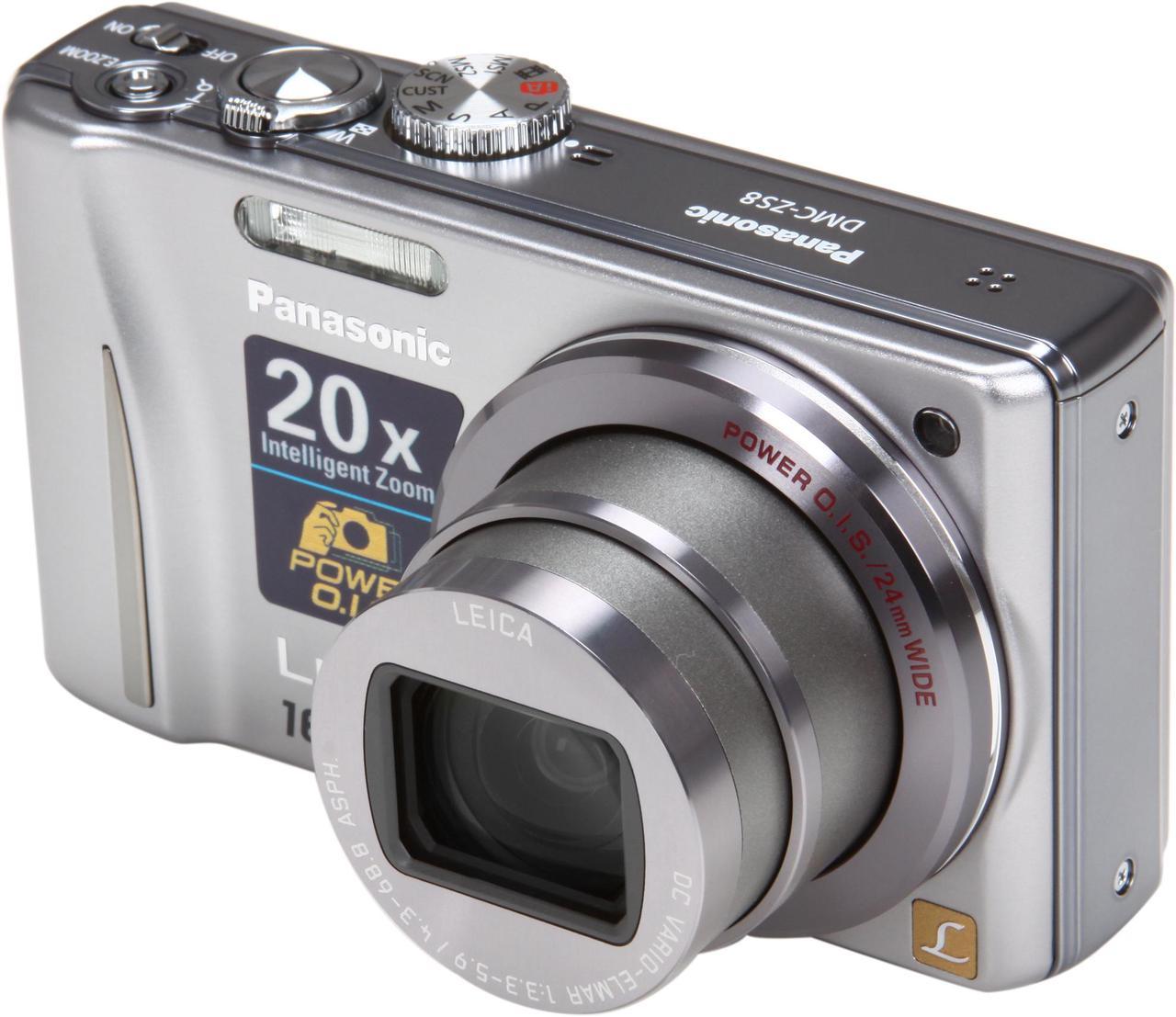 Panasonic DMC-ZS8 Silver 14.1 MP 16X Optical Zoom Digital Camera