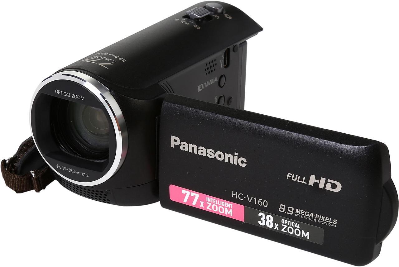 Main image of Panasonic V160 HC-V160K Black 1/5.8" MOS 2.7" LCD 38X Optical Zoom Full HD HDD/Flash Memory Camcorder
