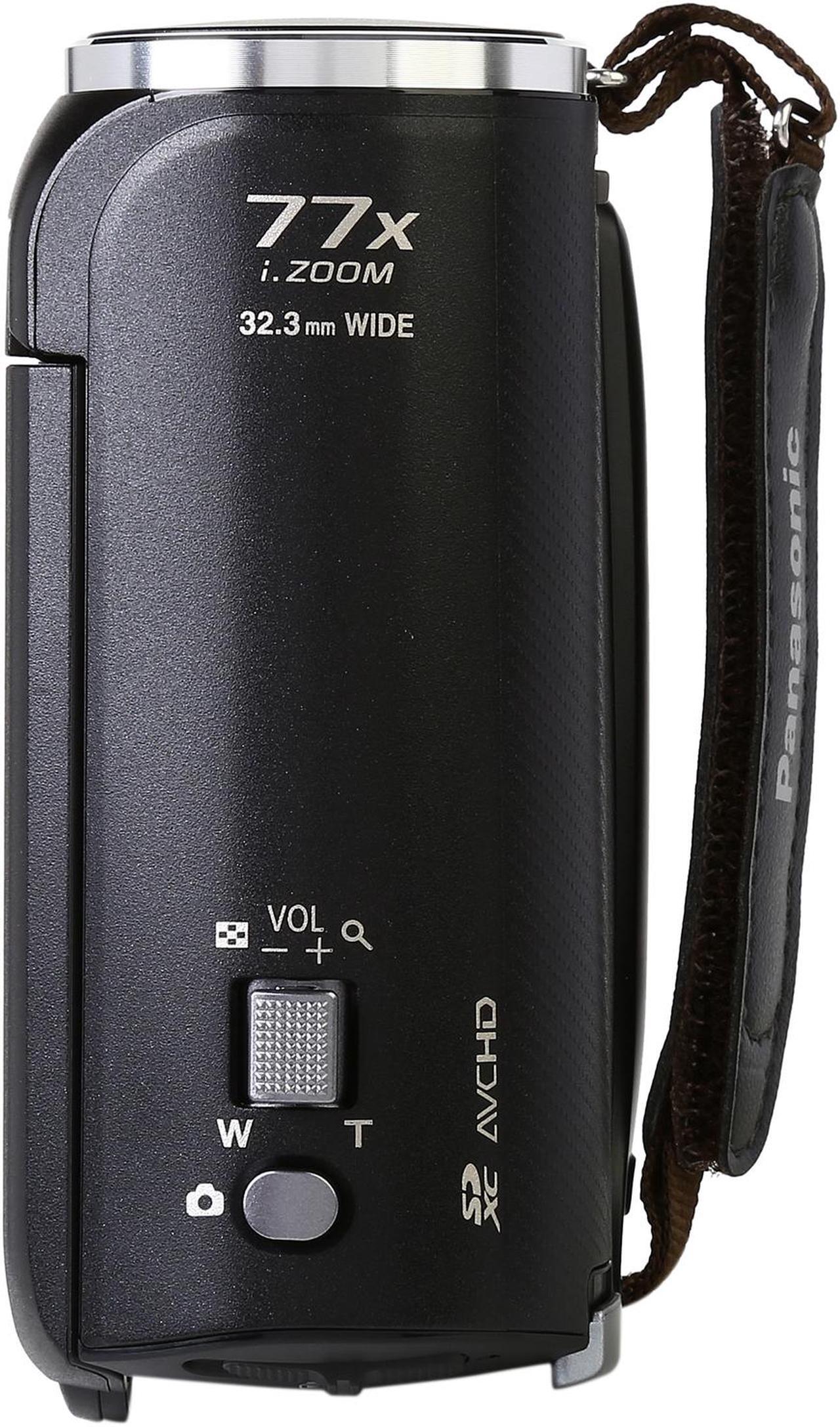 Alt view image 6 of 8 - Panasonic V160 HC-V160K Black 1/5.8" MOS 2.7" LCD 38X Optical Zoom Full HD HDD/Flash Memory Camcorder