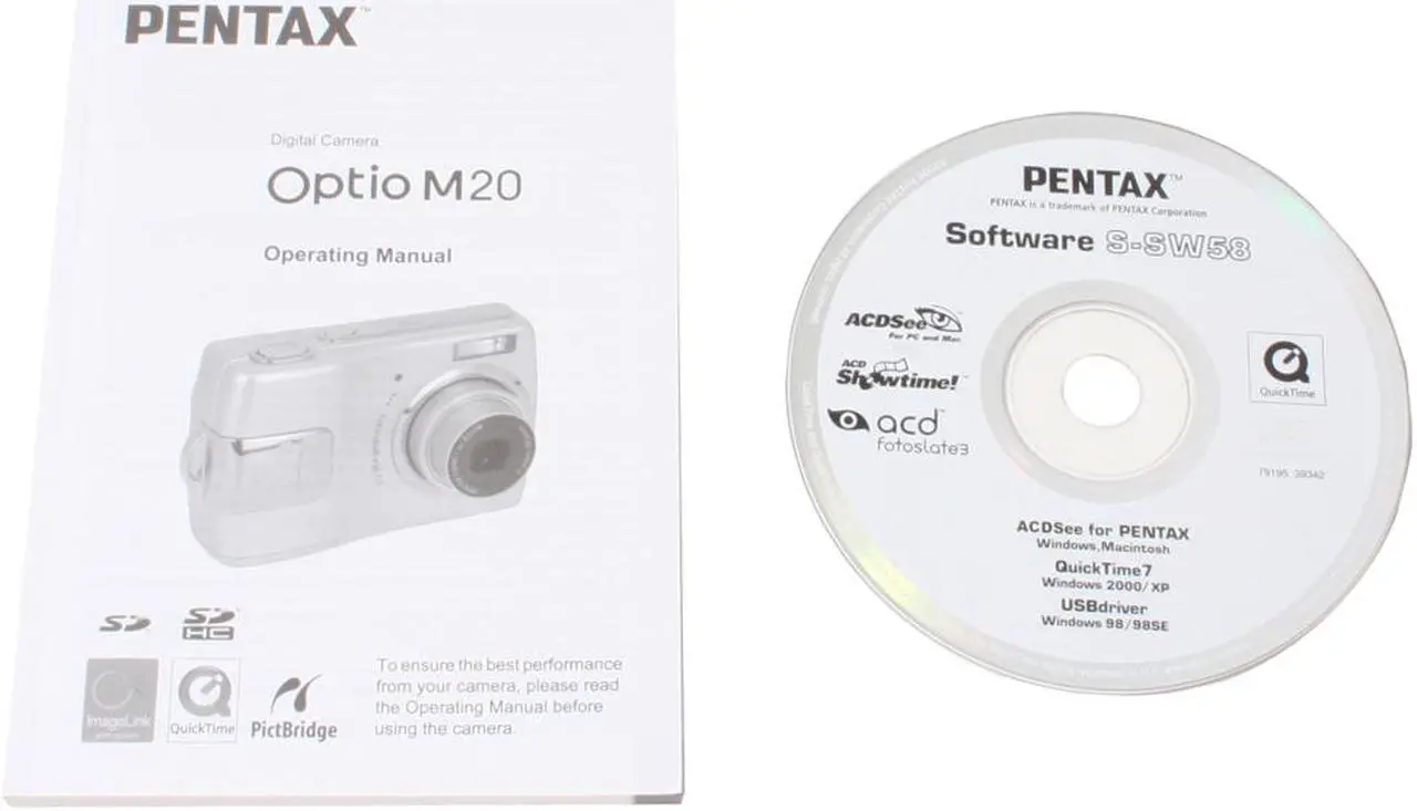 Alt view image 10 of 11 - PENTAX Optio M20 Silver 7.0 MP 3X Optical Zoom Digital Camera