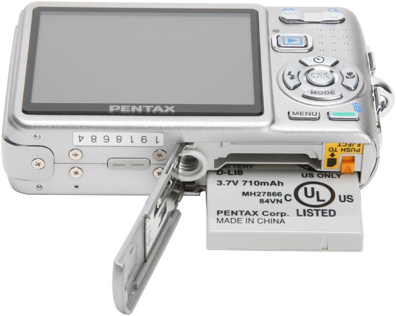 Alt view image 10 of 11 - PENTAX Optio A20 Silver 10.0 MP 3X Optical Zoom Digital Camera