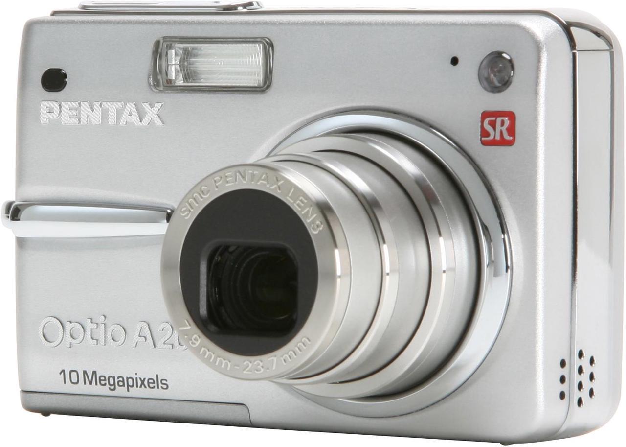 Main image of PENTAX Optio A20 Silver 10.0 MP 3X Optical Zoom Digital Camera