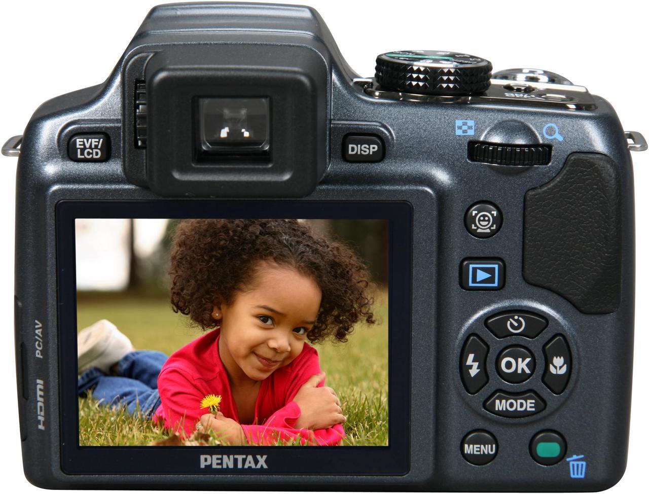 Alt view image 4 of 9 - PENTAX X90 Black 12.1 MP 26X Optical Zoom 26mm Wide Angle Digital Camera
