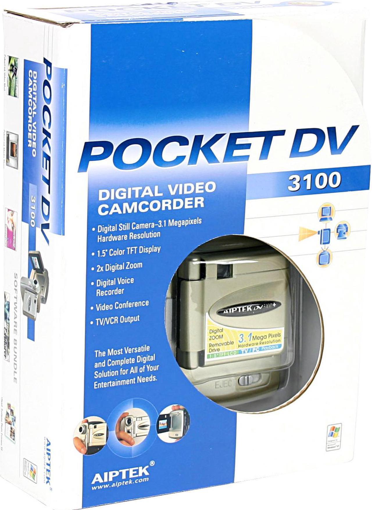 Alt view image 4 of 4 - AIPTEK DV3100 2MP Effective, 3.1MP interpolated 1.5" TFT LCD HDD/Flash Memory Camcorder