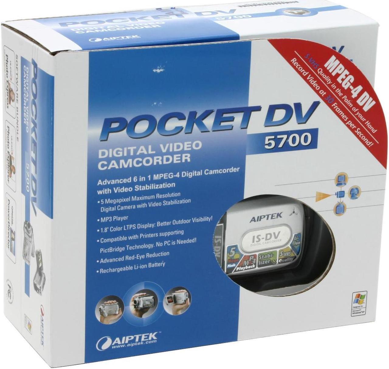 Alt view image 16 of 16 - AIPTEK IS-DV CMOS 1.8" LCD HDD/Flash Memory Camcorder