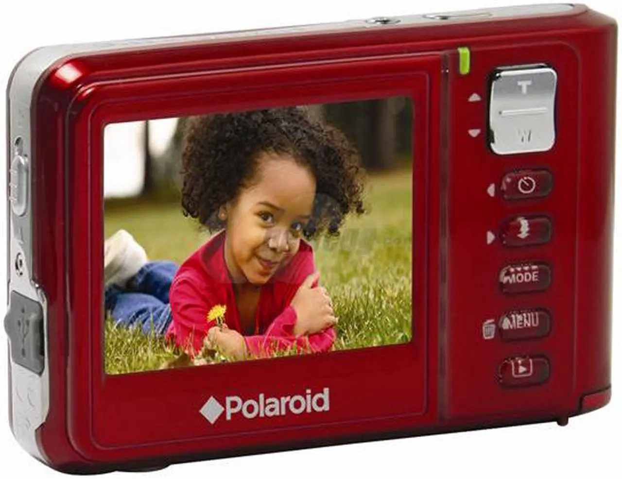 Alt view image 4 of 6 - Polaroid a930 Red 9.0 MP Digital Camera