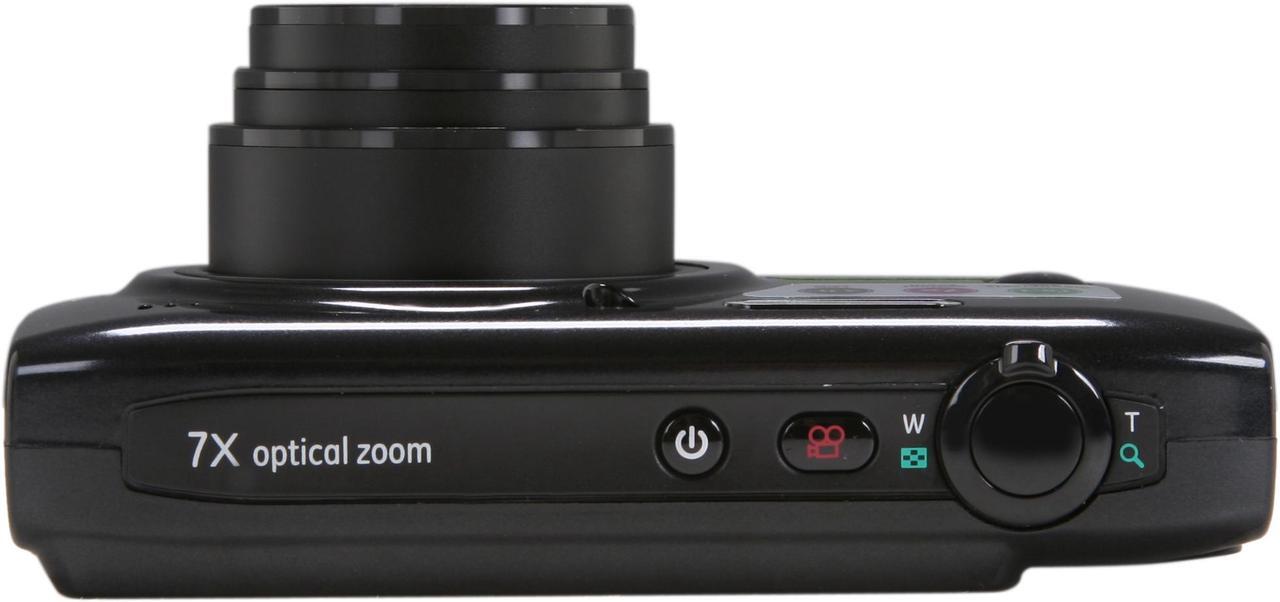 Alt view image 6 of 9 - GE J1470S-BK Black 14 MP 7X Optical Zoom Digital Camera