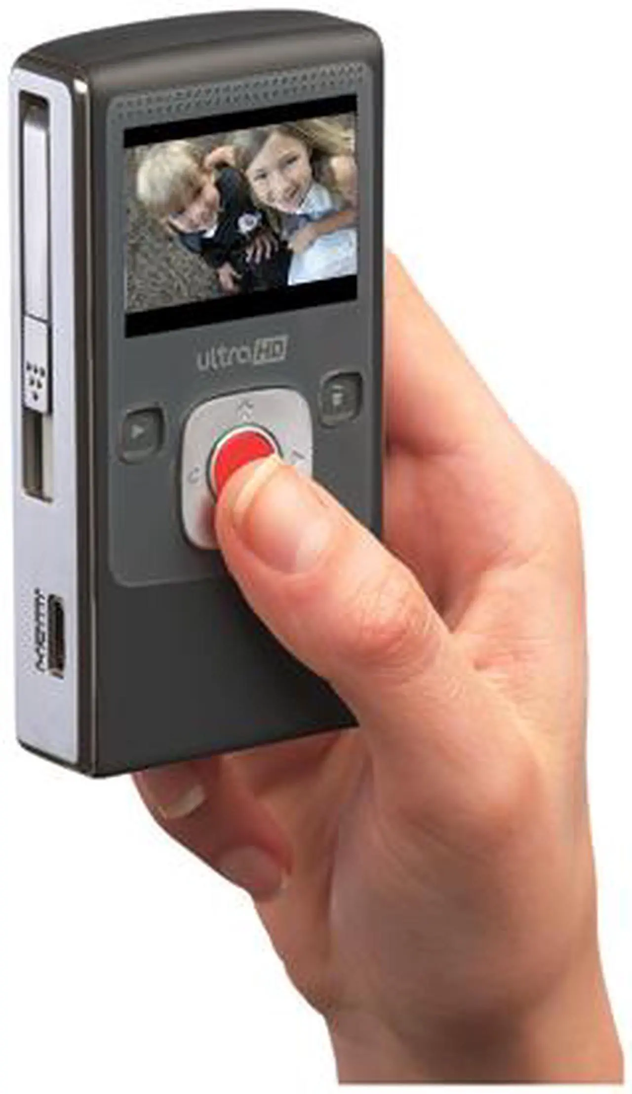 Alt view image 11 of 13 - Flip UltraHD Camcorder - Black & Chrome, 120 Minutes
