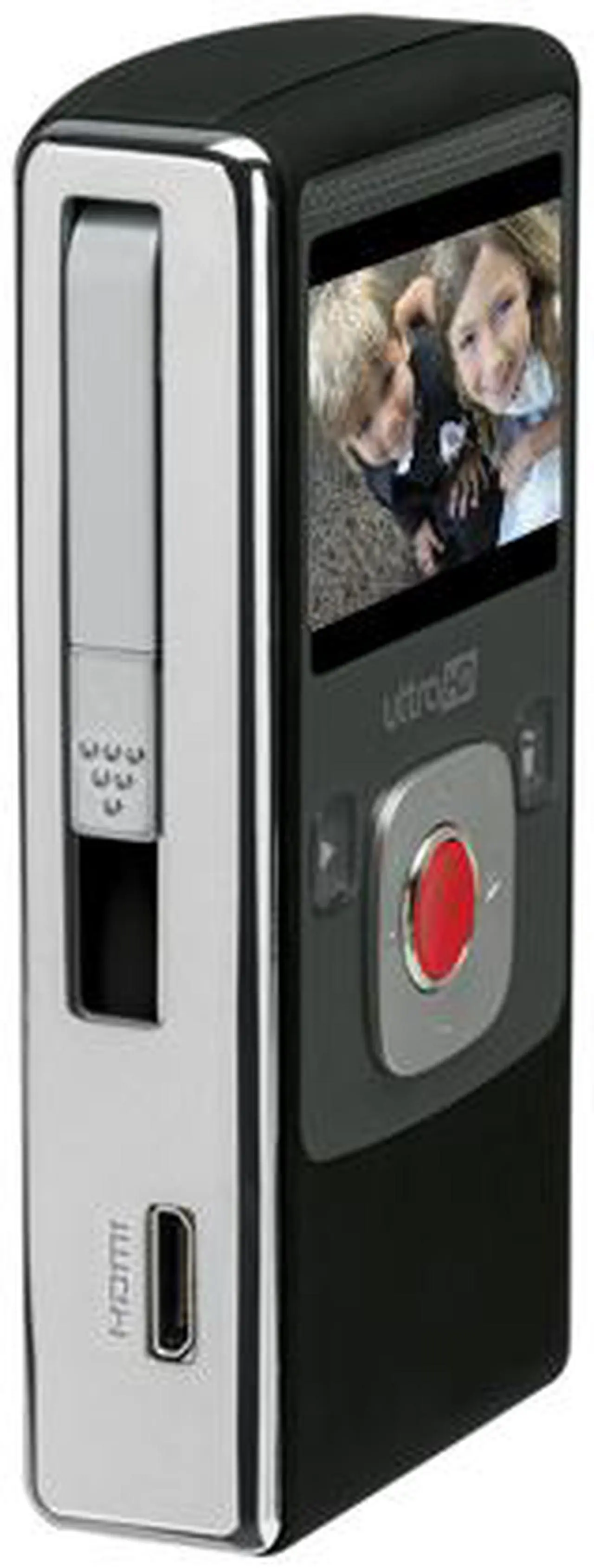 Main image of Flip UltraHD Camcorder - Black & Chrome, 120 Minutes