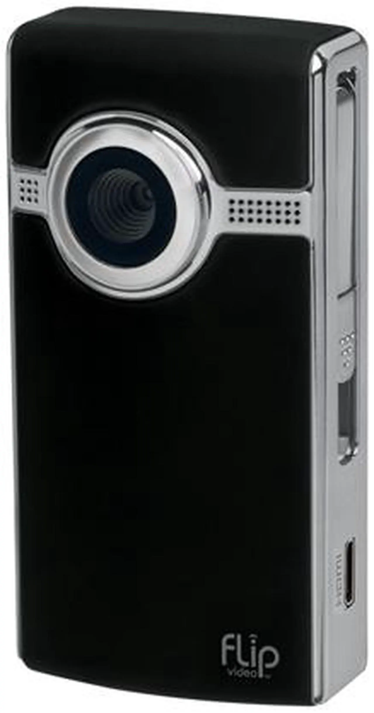 Alt view image 3 of 13 - Flip UltraHD Camcorder - Black & Chrome, 120 Minutes