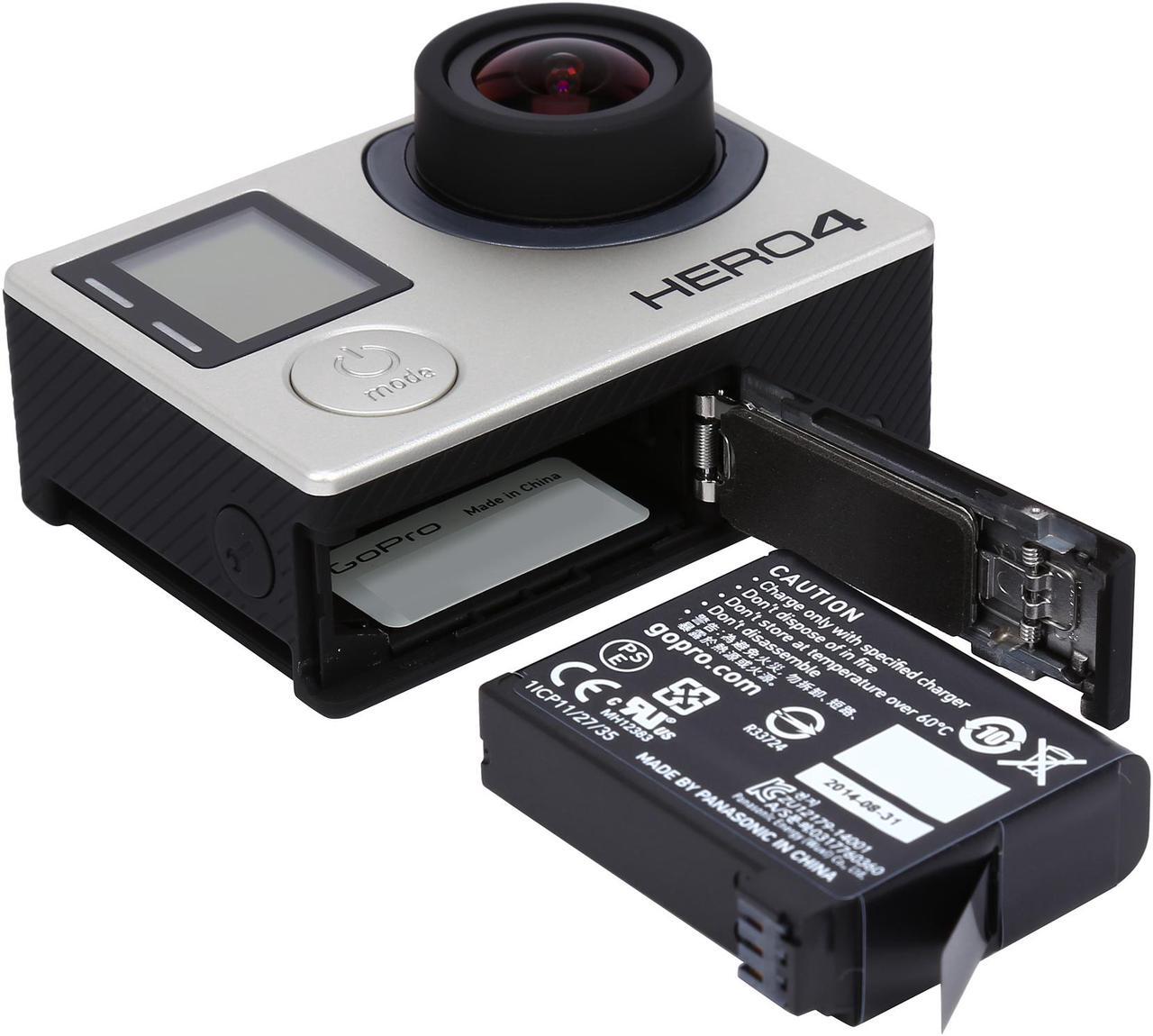 Alt view image 14 of 16 - GoPro HERO4 Black CHDHX-401 Black 12 MP Action Camera - CHDHX-401
