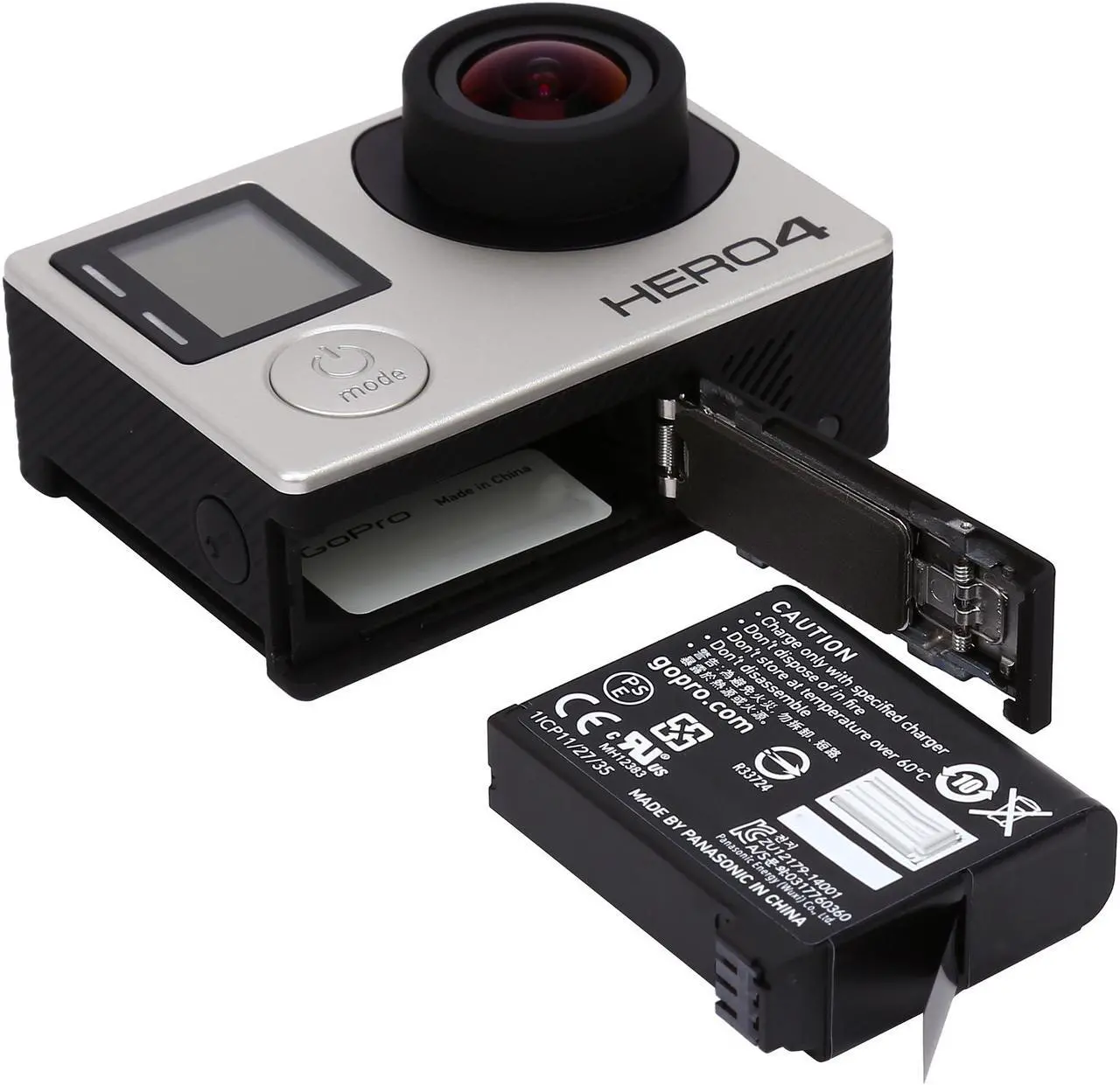Alt view image 14 of 16 - GoPro HERO4 CHDHY-401 Silver 12 MP Action Camera