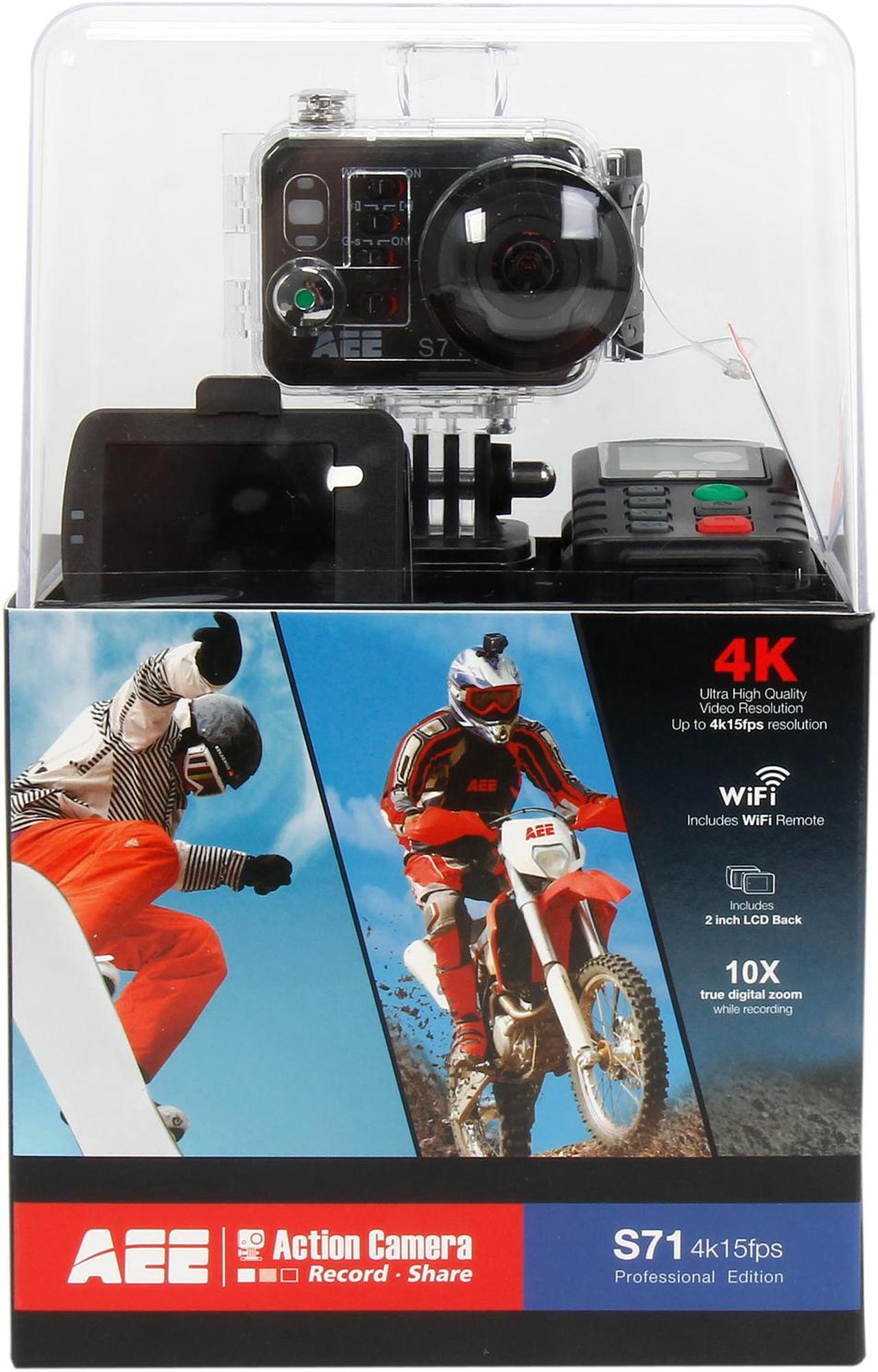 Alt view image 11 of 10 - AEE S71 Black 16MP 2" Action Camera