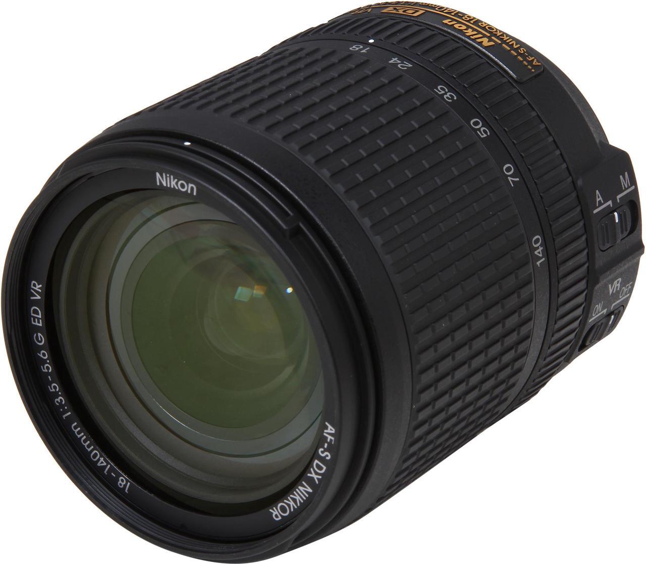Main image of Nikon 2213 SLR Lenses AF-S DX NIKKOR 18-140mm f/3.5-5.6G ED VR Lens Black